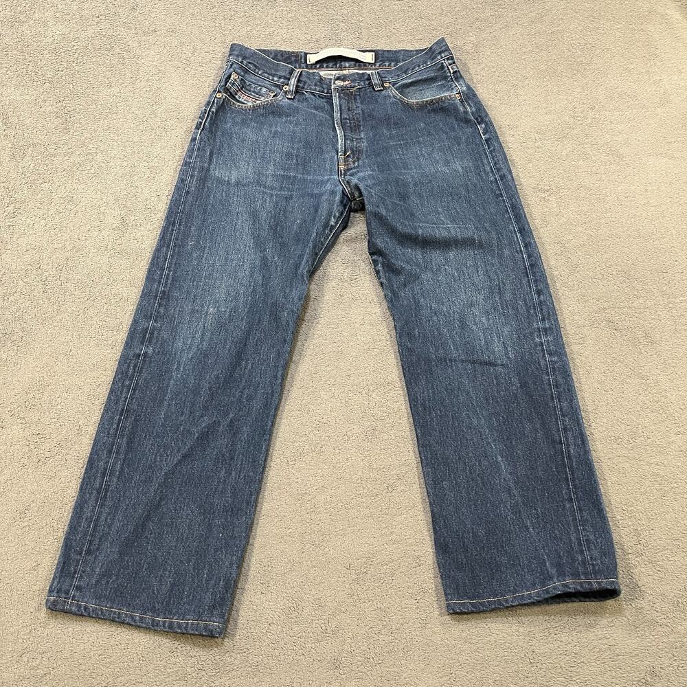 Diesel Industry Vintage Straight Leg Blue Jeans Made in Italy Women’s Size 34